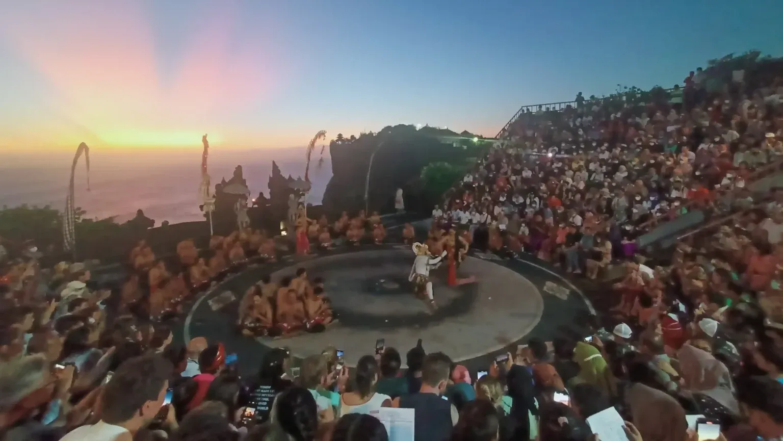 Kecak fire dance performance at Uluwatu Temple