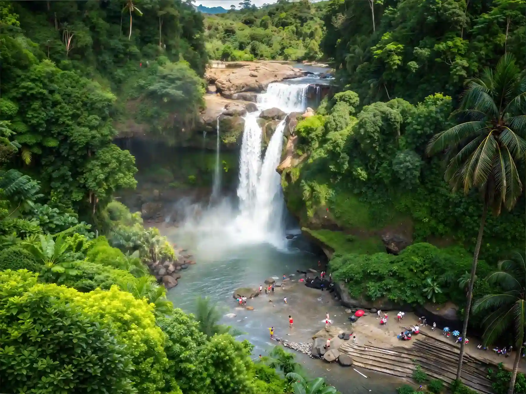 Tegenungan Waterfall near Ubud, Bali